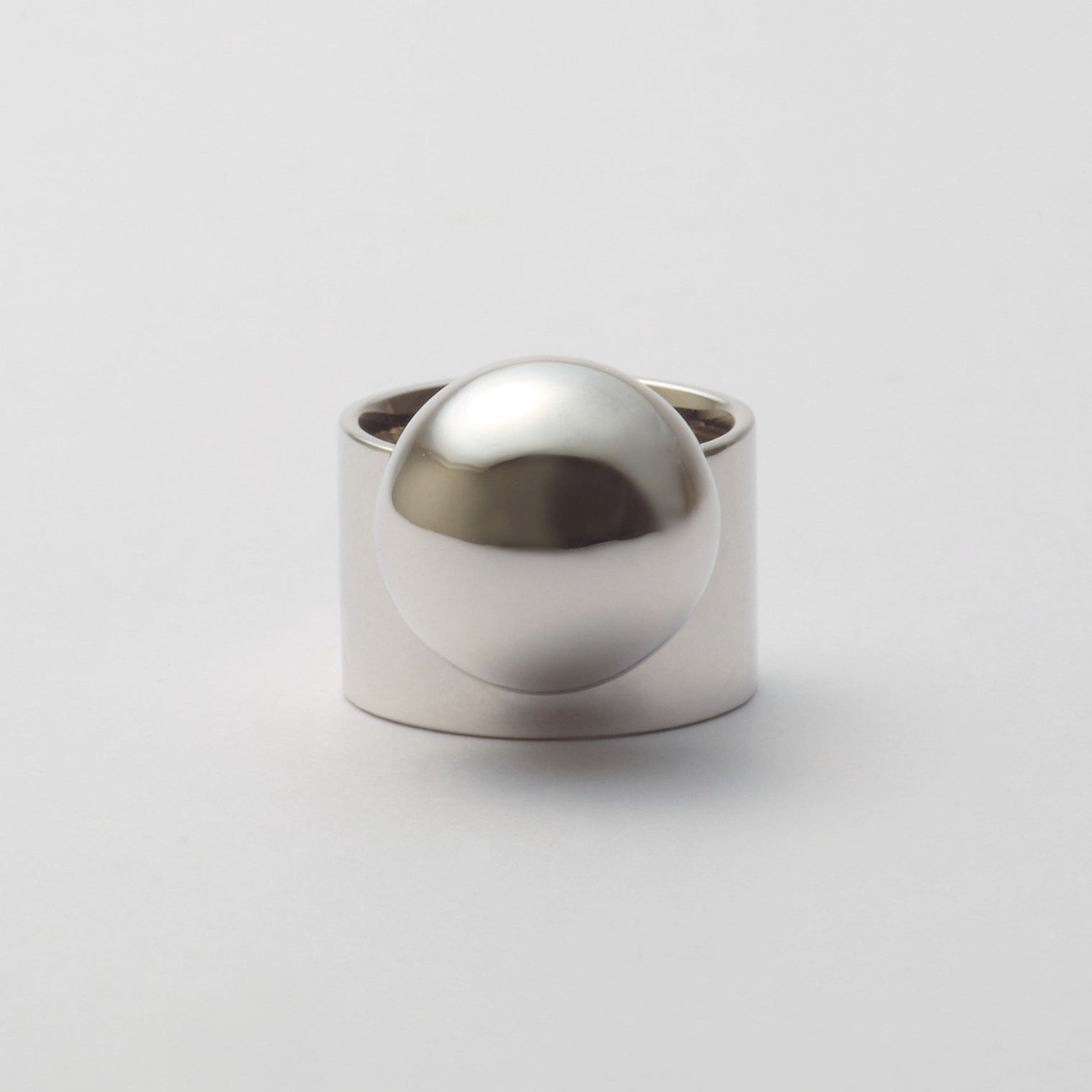 Hemisphere ring (silver)