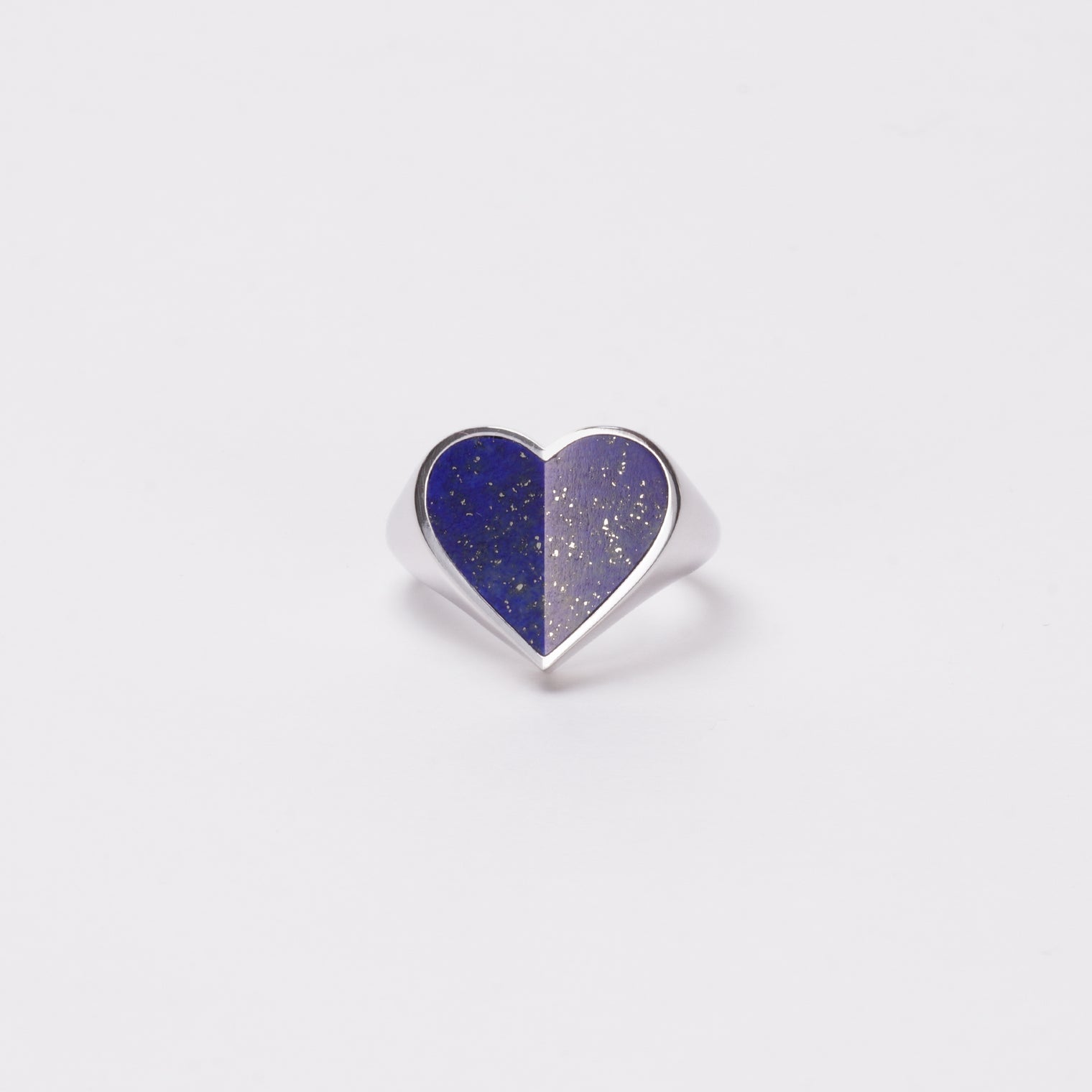 Heart ring (Lapis lazuli)