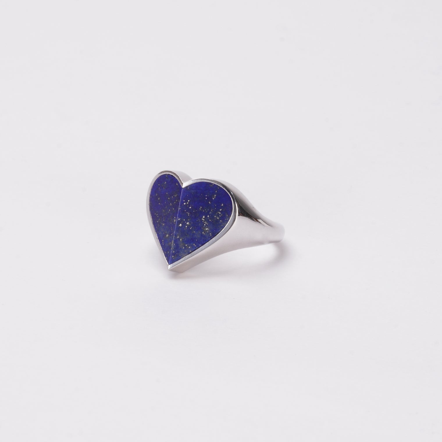 Heart ring (Lapis lazuli)