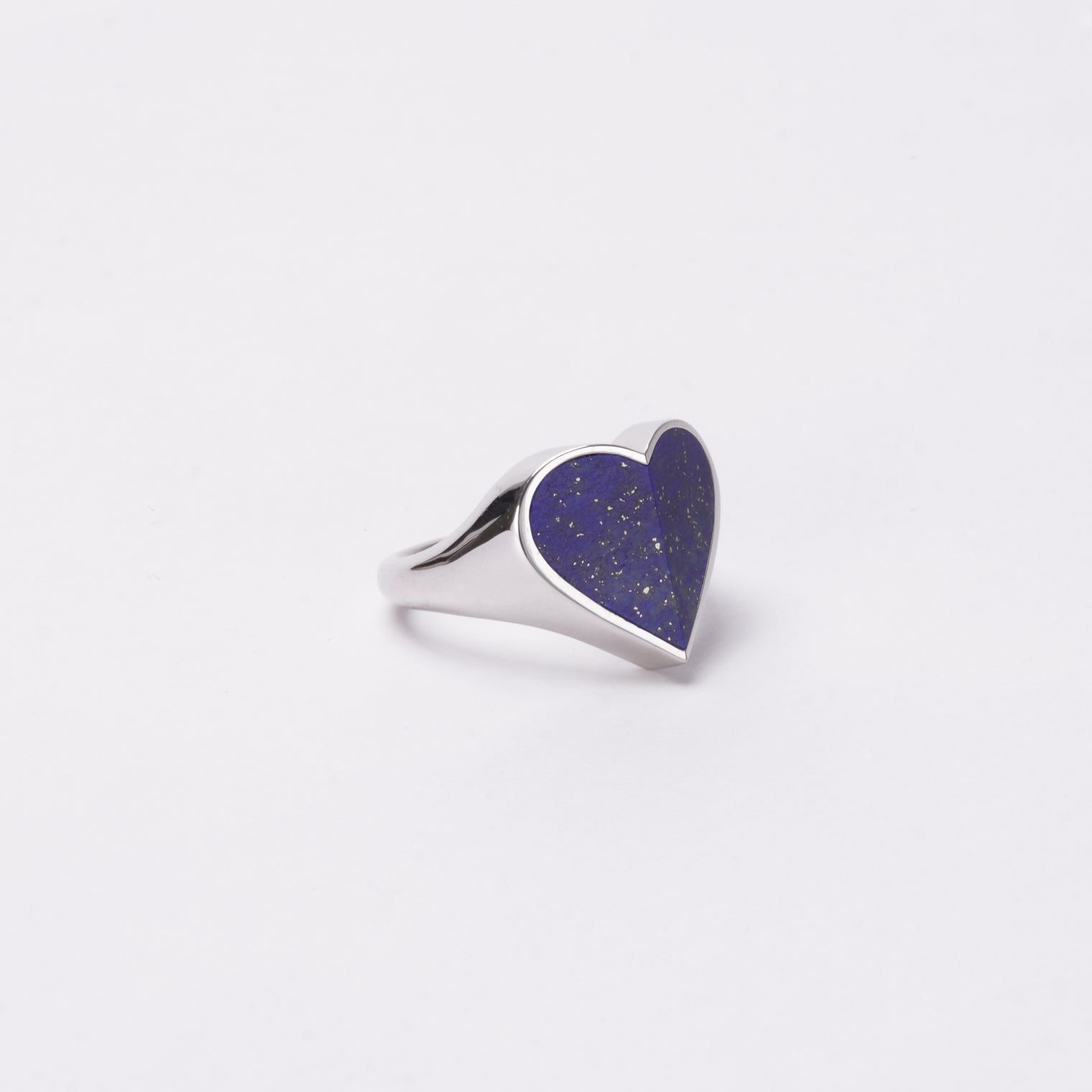 Heart ring (Lapis lazuli)