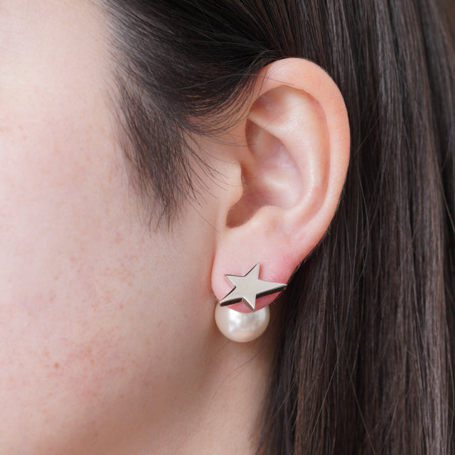 star pierce (small / silver)