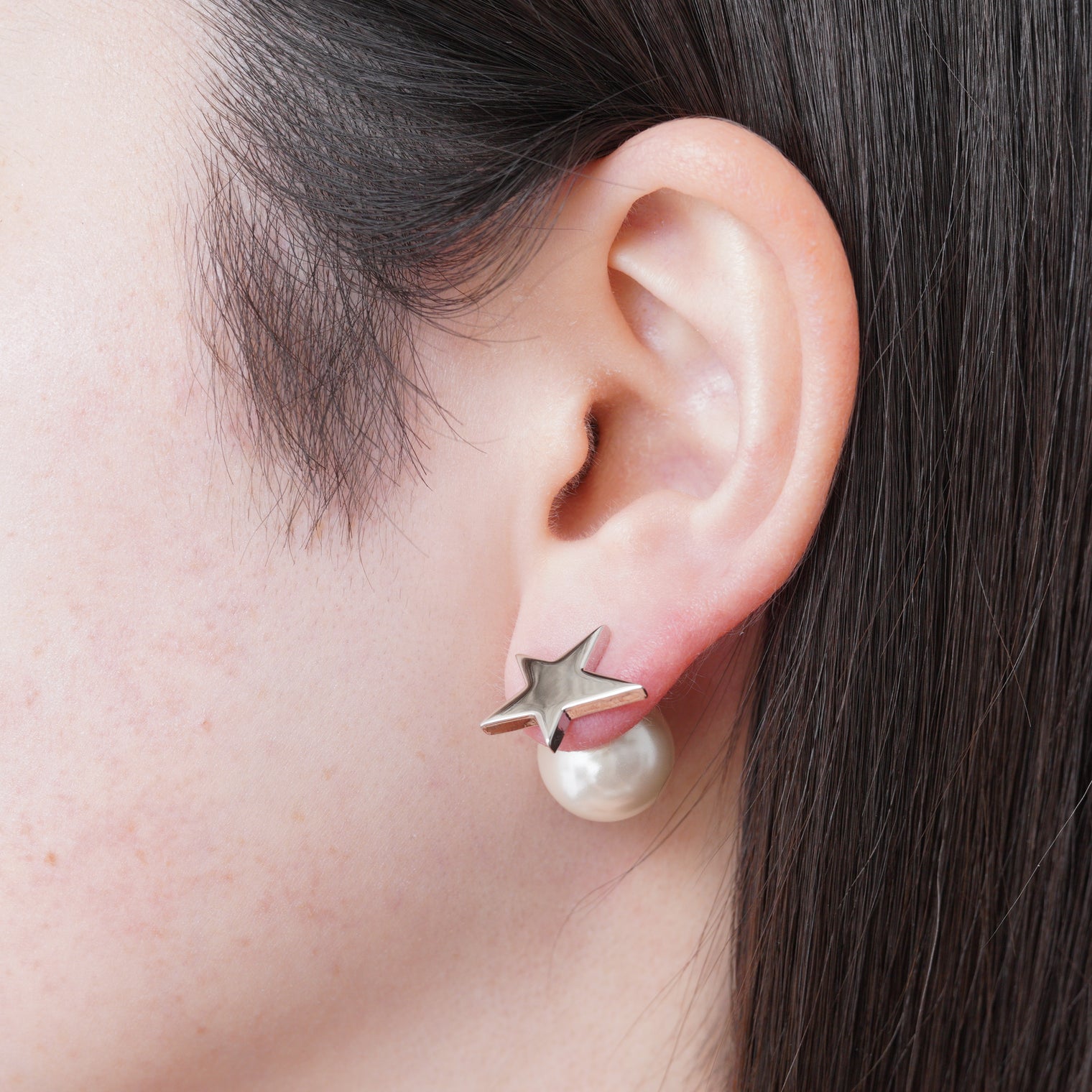 star pierce (small / silver)