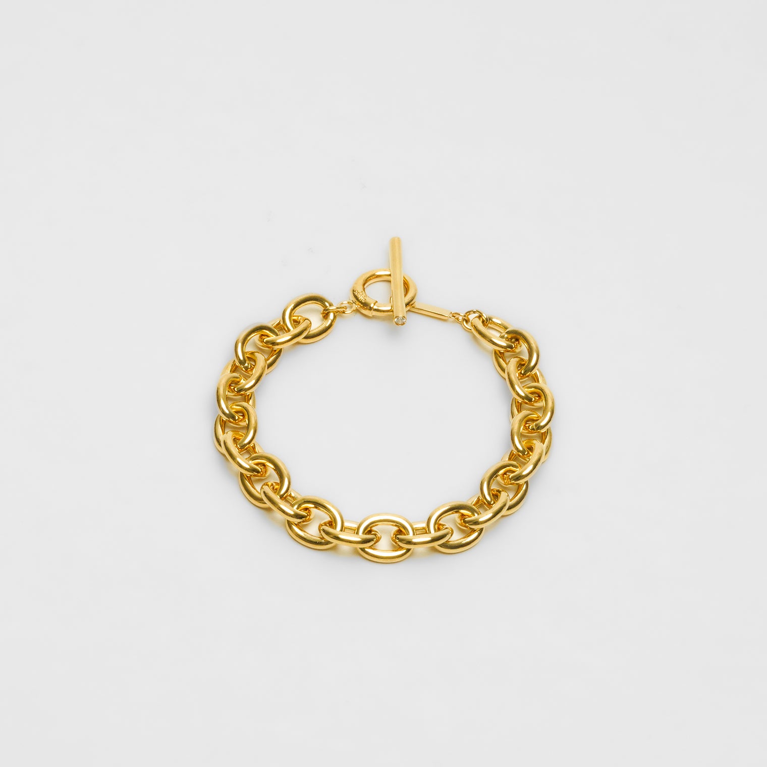 Volume chain bracelet (gold)