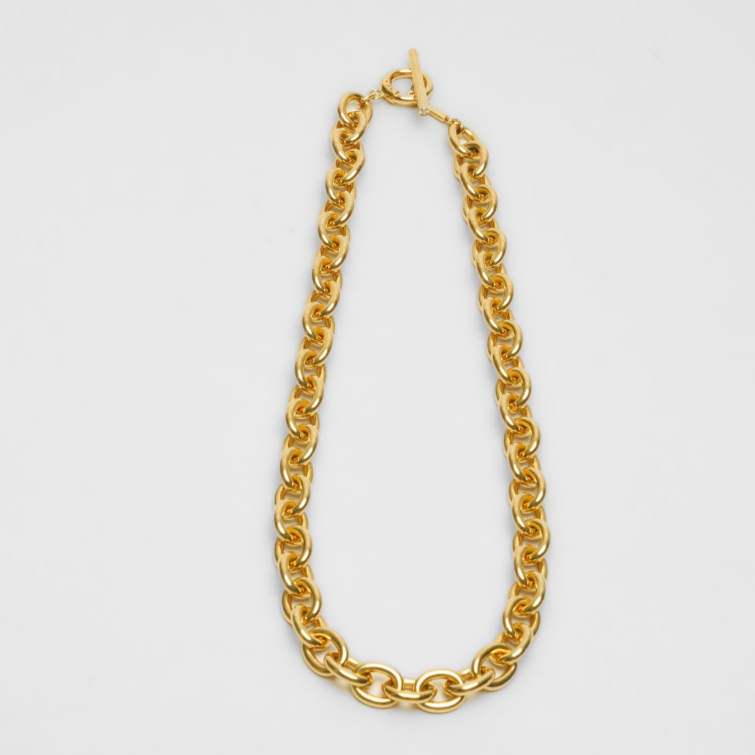 Volume chain necklace (gold)
