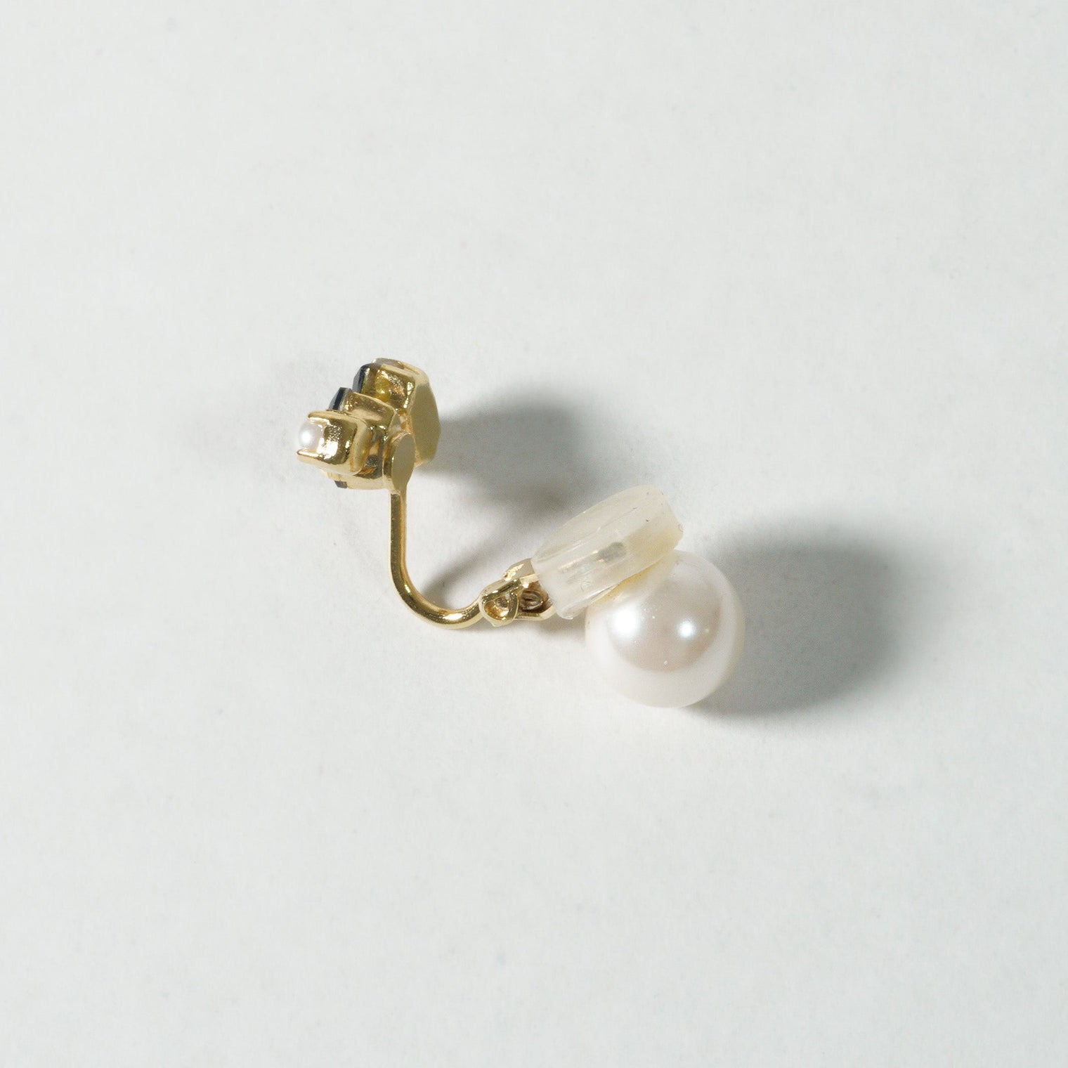 bijoux crystals pearl earring