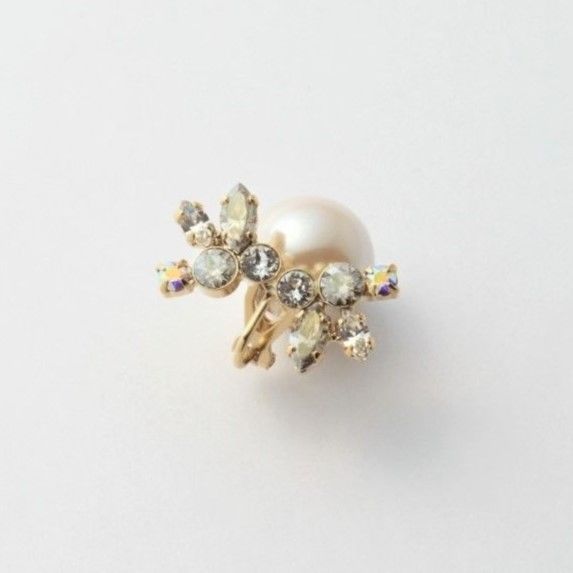 bijoux earring (crystal / large)