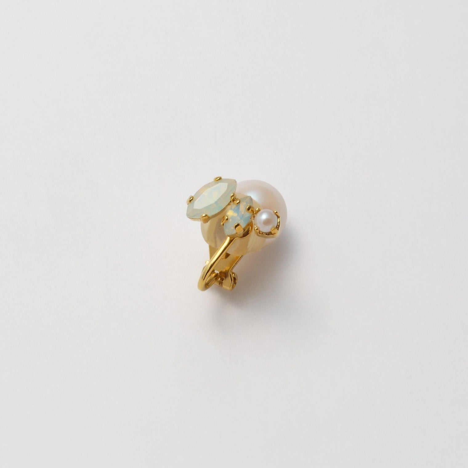 bijoux crystals pearl earring