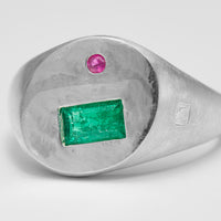 【 NEW 】Gem signet ring