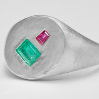 【 NEW 】Gem signet ring