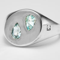 【 NEW 】Gem signet ring