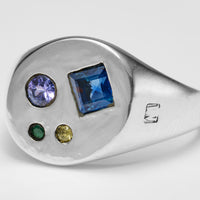 【 NEW 】Gem signet ring