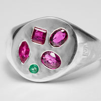 【 NEW 】Gem signet ring