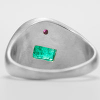 【 NEW 】Gem signet ring