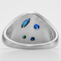【 NEW 】Gem signet ring