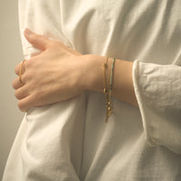 LIMITED COLLECTION 【Sky Blue Line Bracelet】