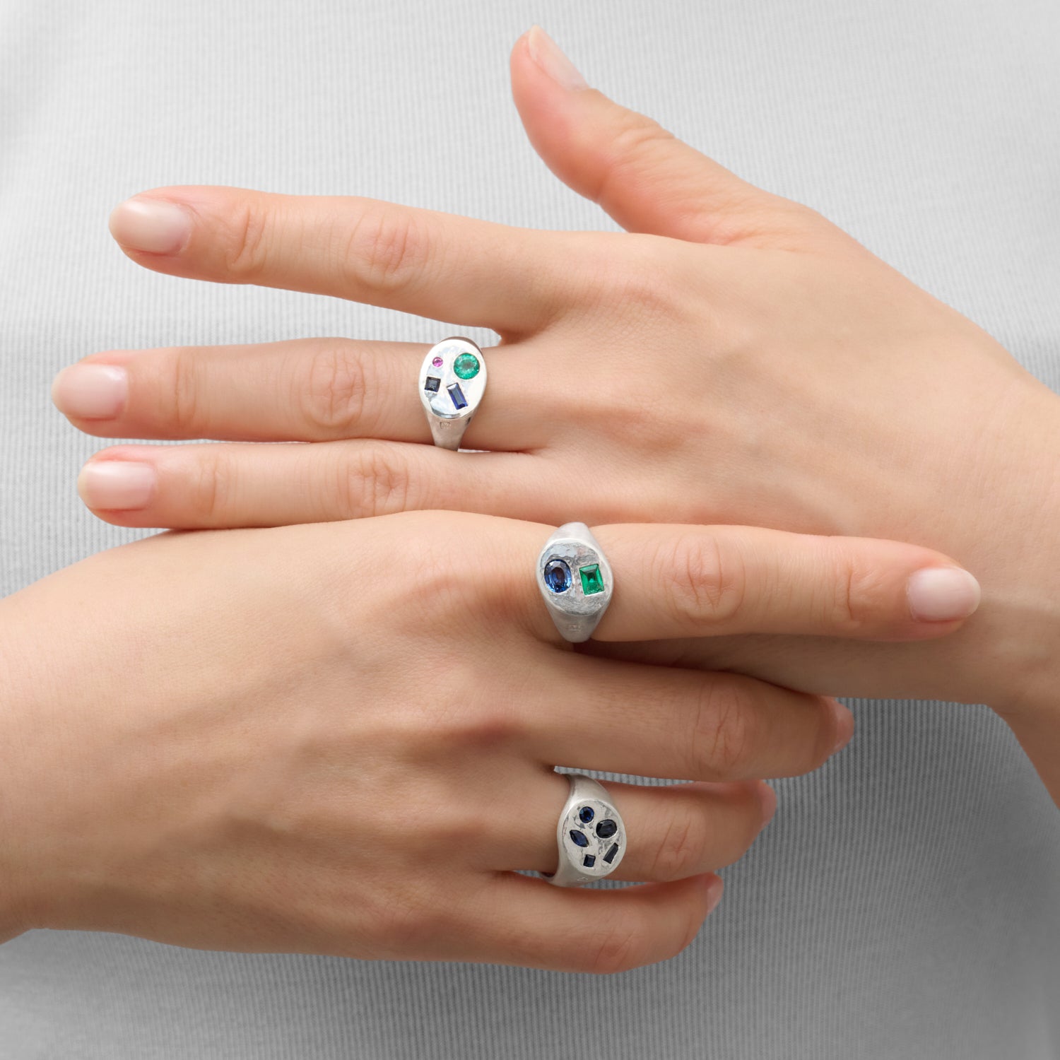 【 NEW 】Gem signet ring
