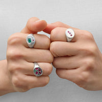 【 NEW 】Gem signet ring