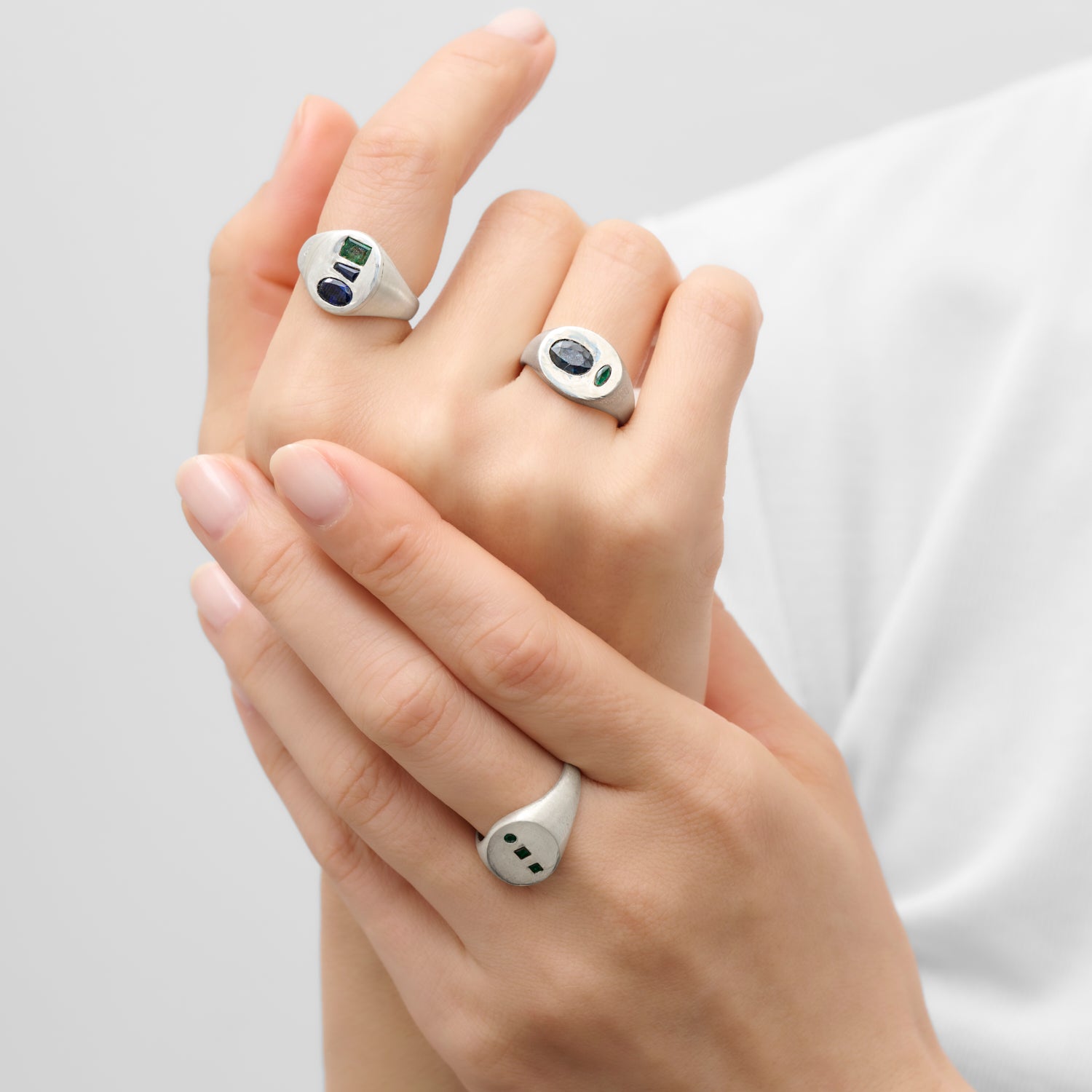【 NEW 】Gem signet ring