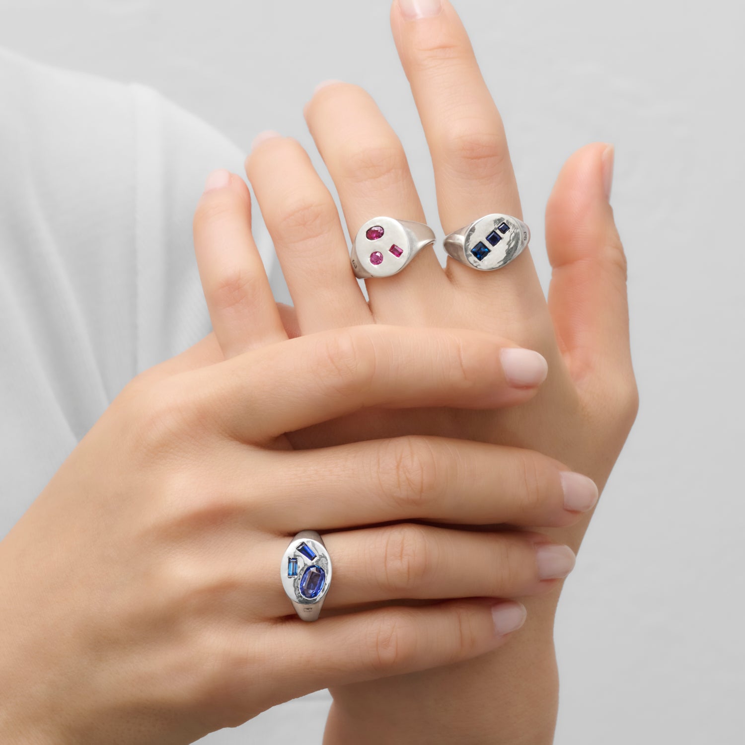 【 NEW 】Gem signet ring