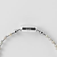 LIMITED COLLECTION【Freshwater pearl ball chain necklace (seed/Grey)】