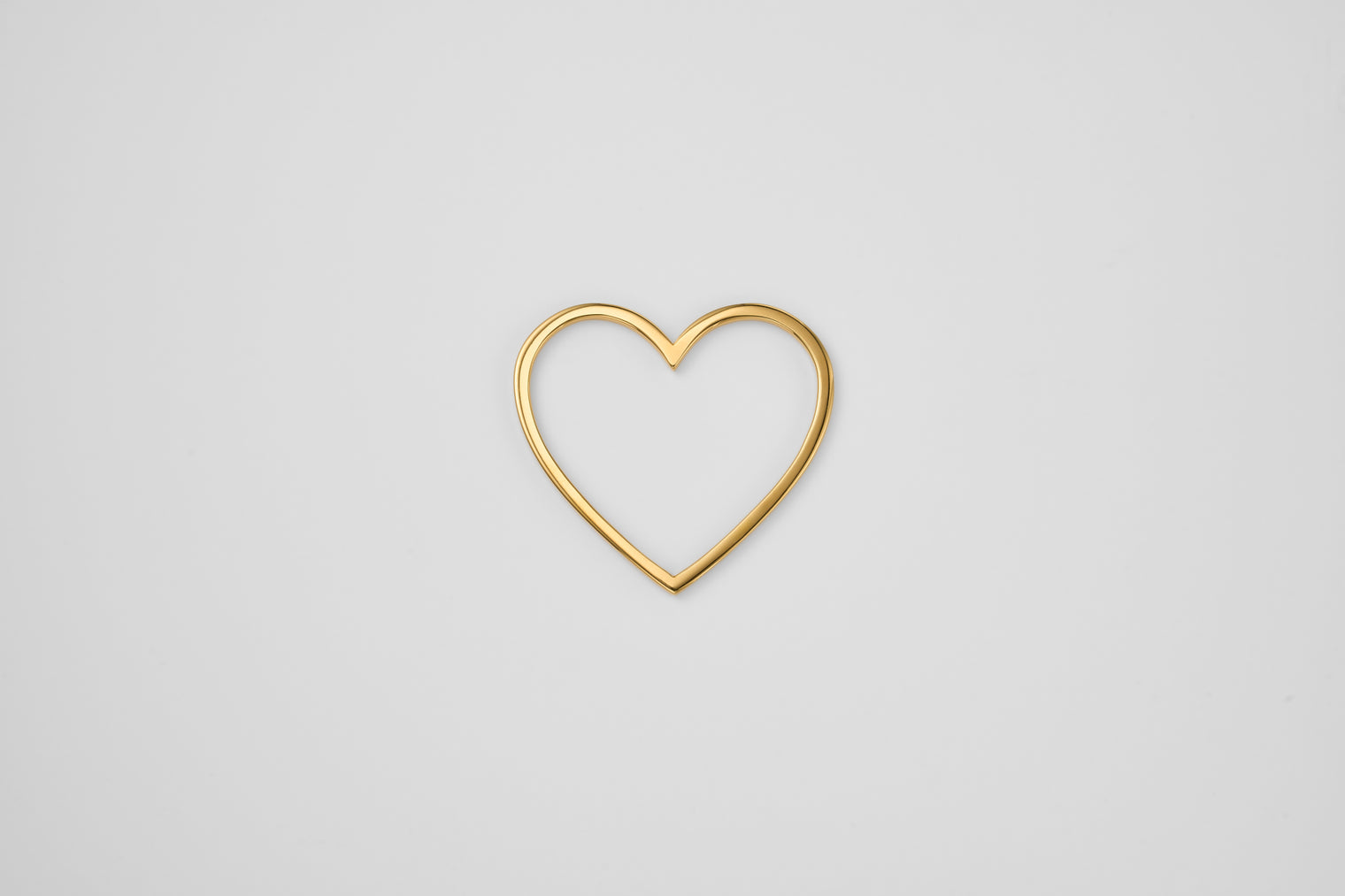 【New】Open your heart （Large/ gold)