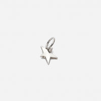 【an-other】Tiny star line stone charm (cubic zirconia)