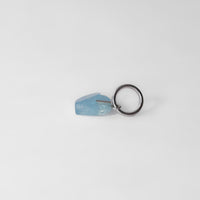 mini Heart charm ( Aquamarine )