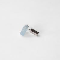 mini Heart pierced earring (Aquamarine / K10 post)