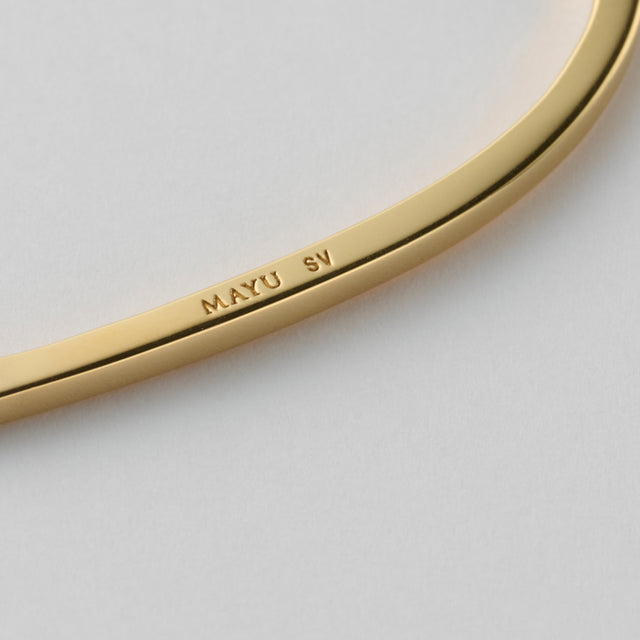 【New】Hoop heart earcuff （small/ gold)