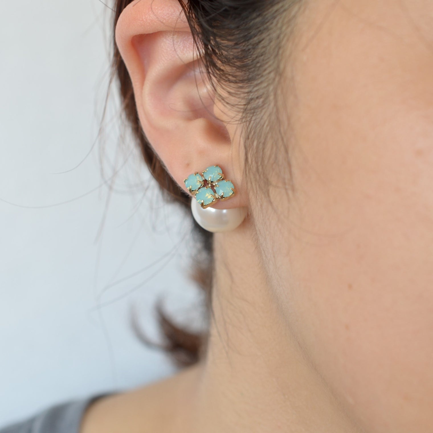 4crystals  bijoux pierce ( star back )
