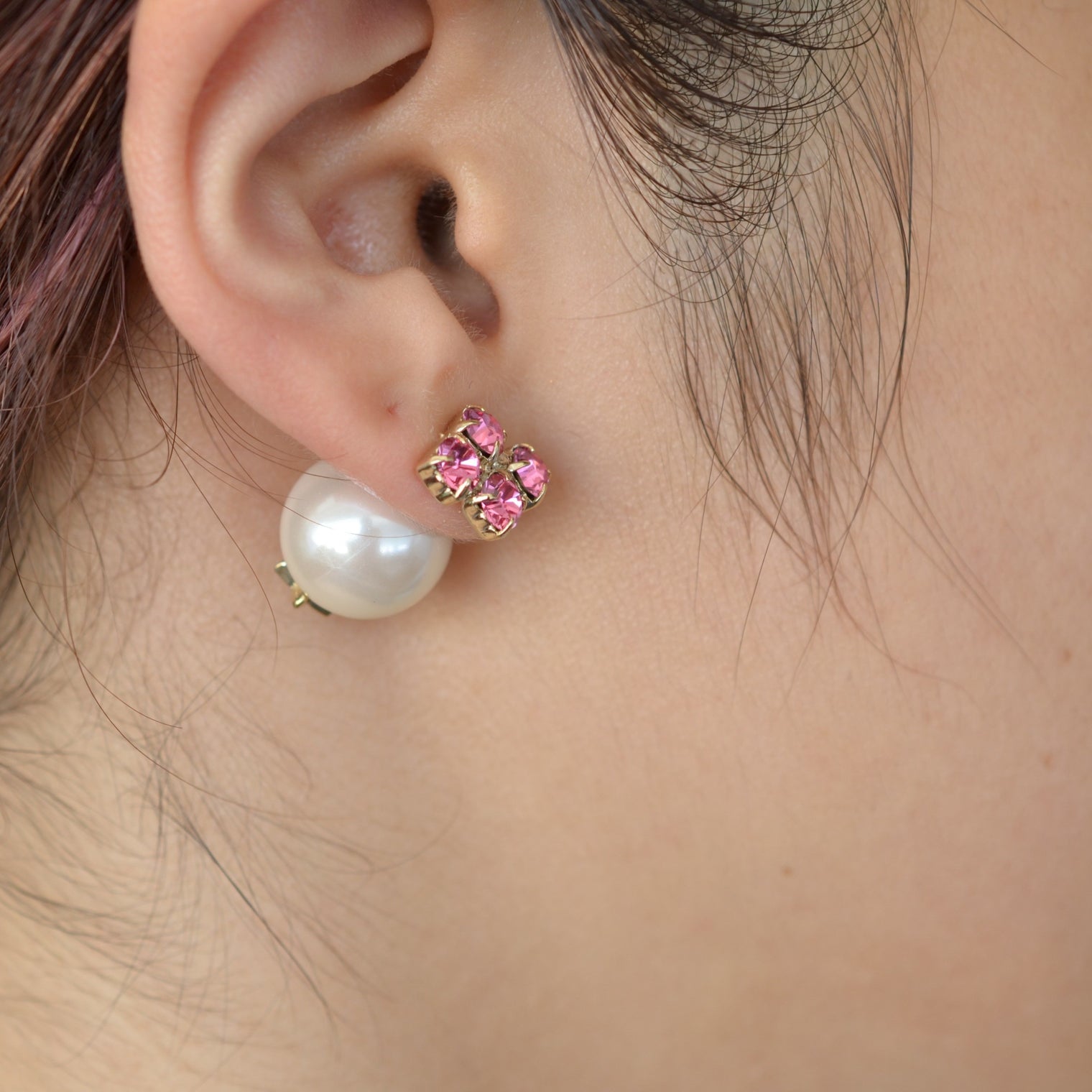 4crystals  bijoux pierce ( star back )