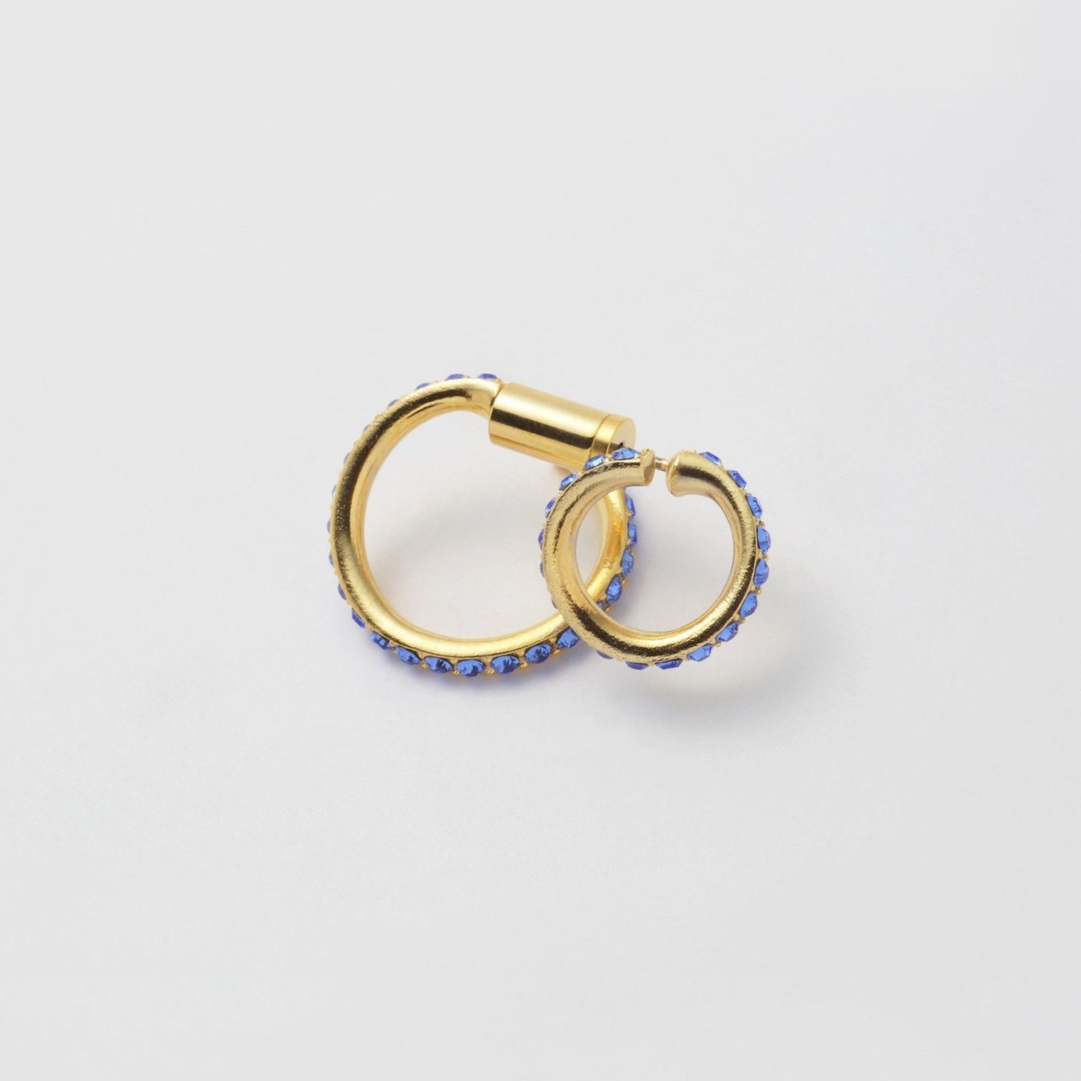 Sapphire line pierce(13㎜ line×19㎜ line/crystal glass)
