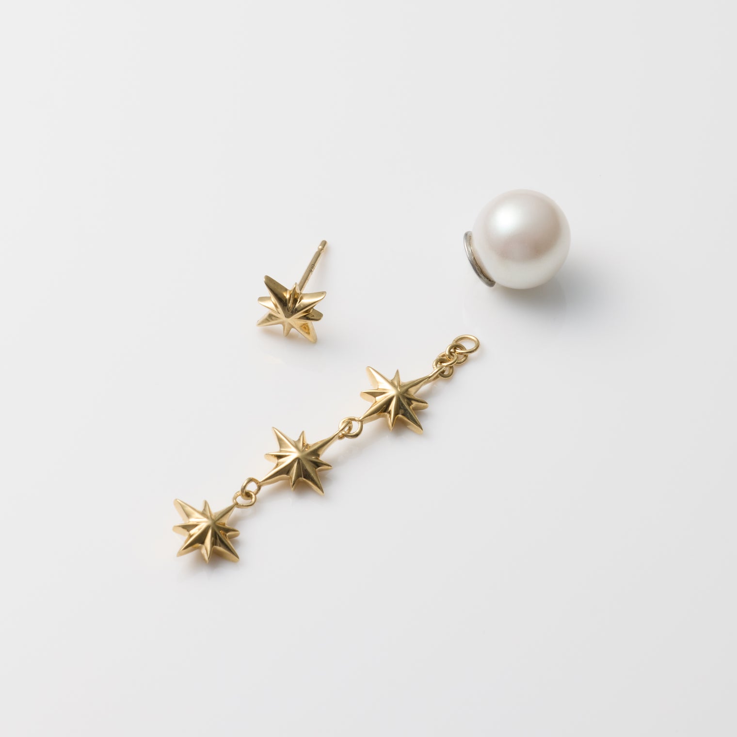 4stars pierce(gold)