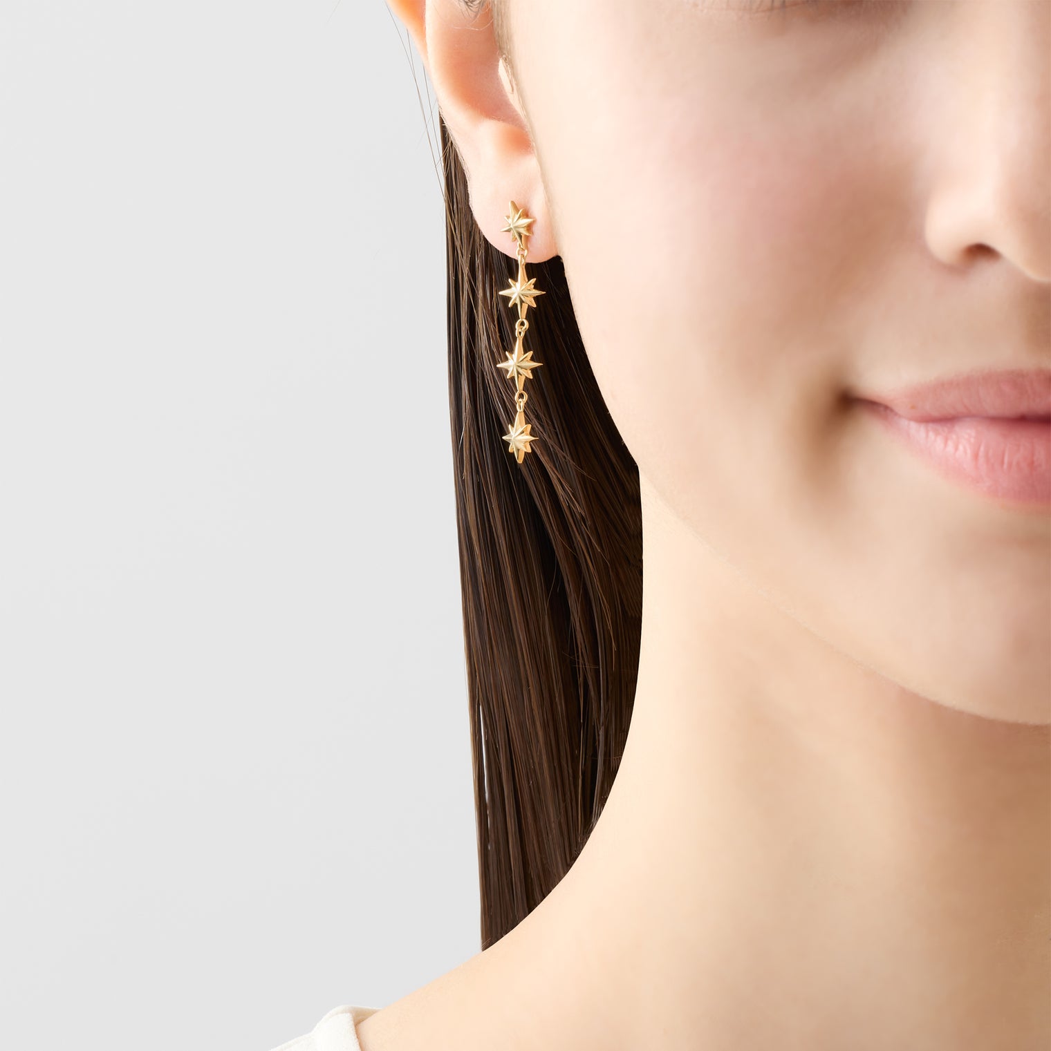 4stars pierce(gold)