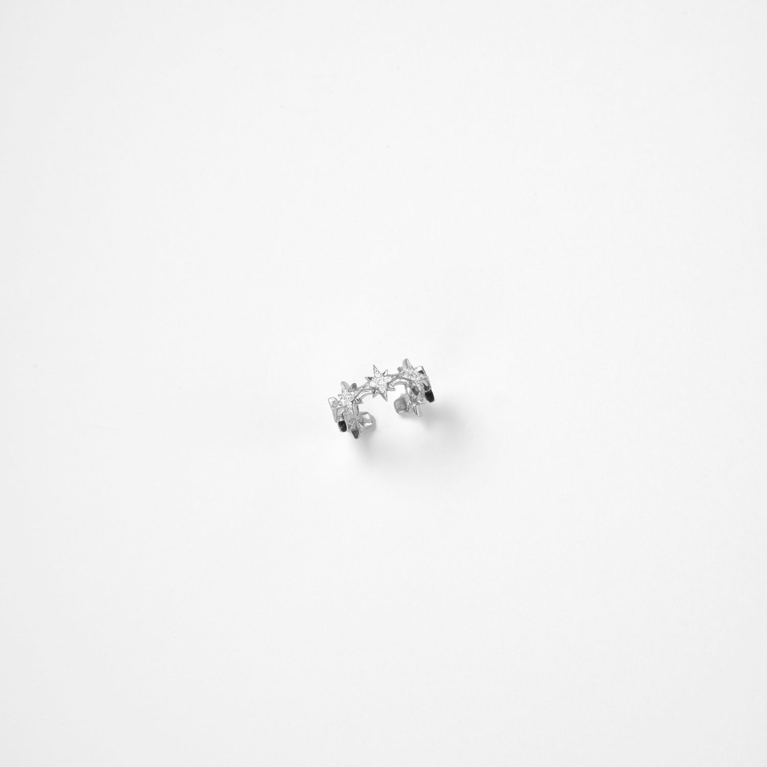 7star earcuff (silver/cubic zirconia) – MAYU online store