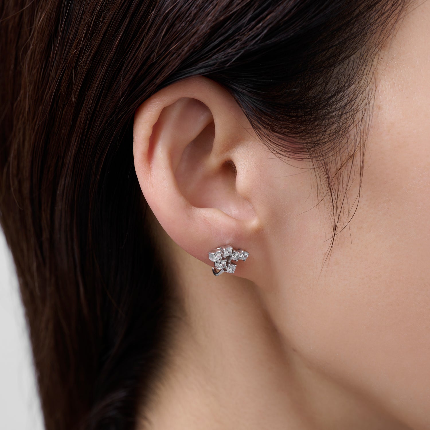 6 stones earring