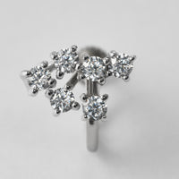6 stones earring
