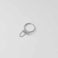 6 stones single ring