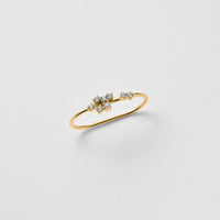 【NEW】8stones Double ring （gold）