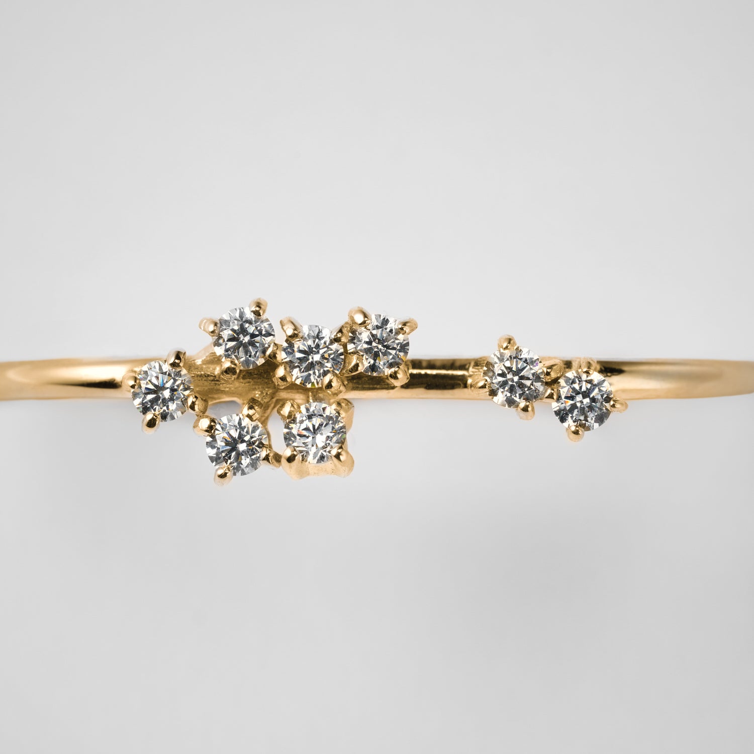 【NEW】8stones Double ring （gold）