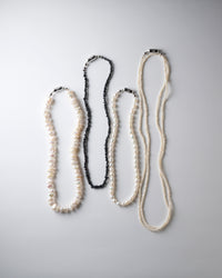 LIMITED COLLECTION 【Freshwater pearl ball chain necklace（potato/classic)】