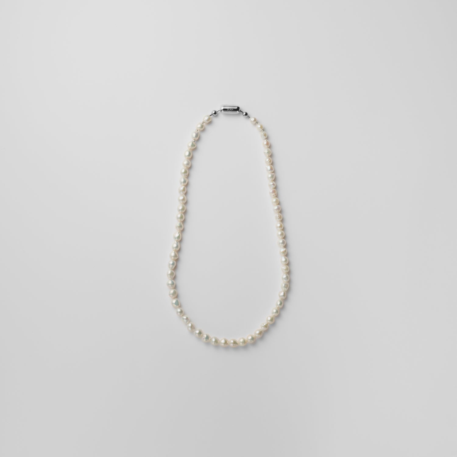 LIMITED COLLECTION 【Freshwater pearl ball chain necklace（potato/classic)】