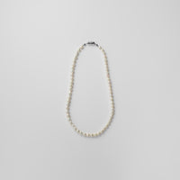 LIMITED COLLECTION 【Freshwater pearl ball chain necklace（potato/classic)】