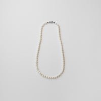 LIMITED COLLECTION 【Freshwater pearl ball chain necklace（potato/classic)】