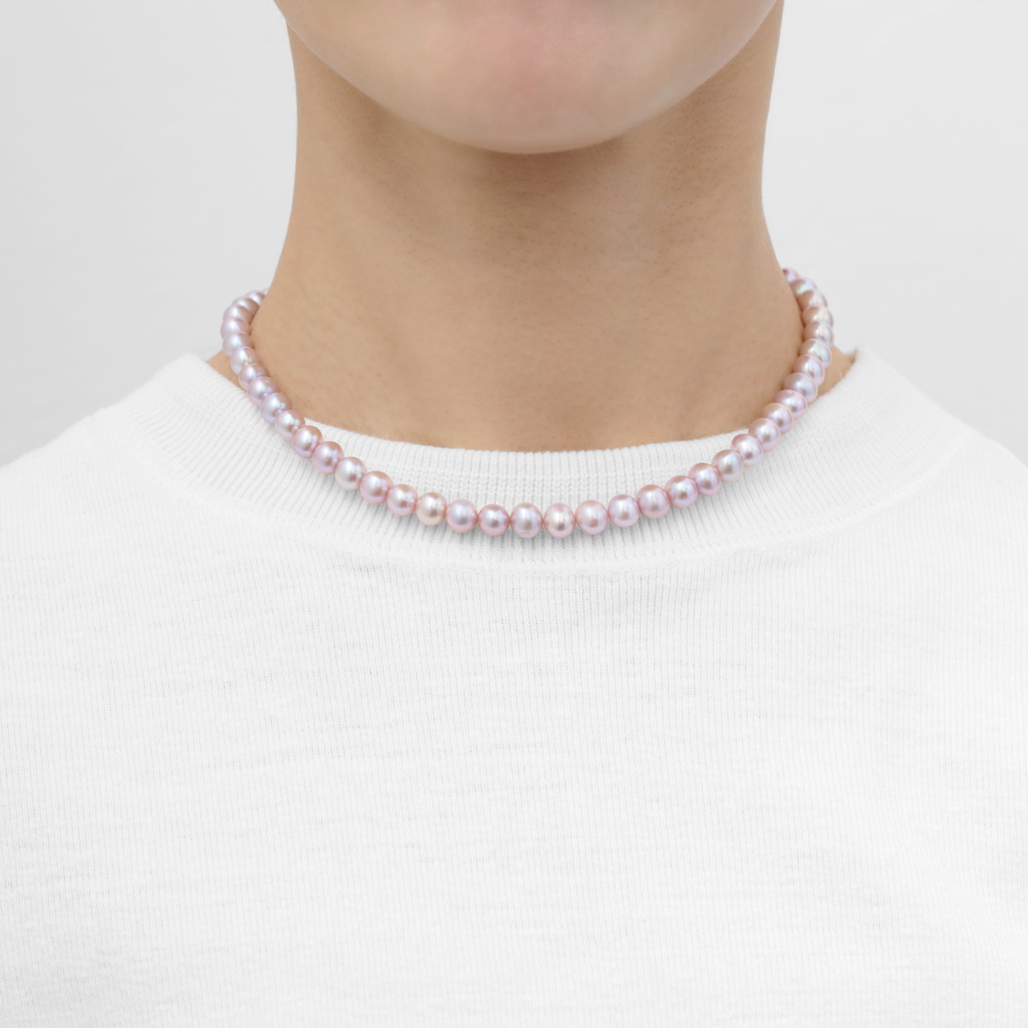 【 NEW 】LIMITED COLLECTION【Freshwater pearl ball chain necklace (Pink)】