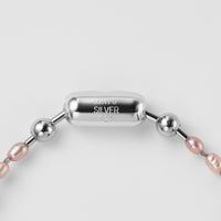 【 NEW 】 LIMITED COLLECTION【Freshwater pearl ball chain necklace (baby pearl/Pink)】