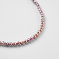 【 NEW 】  LIMITED COLLECTION【Freshwater pearl ball chain necklace (seed/Pink)】