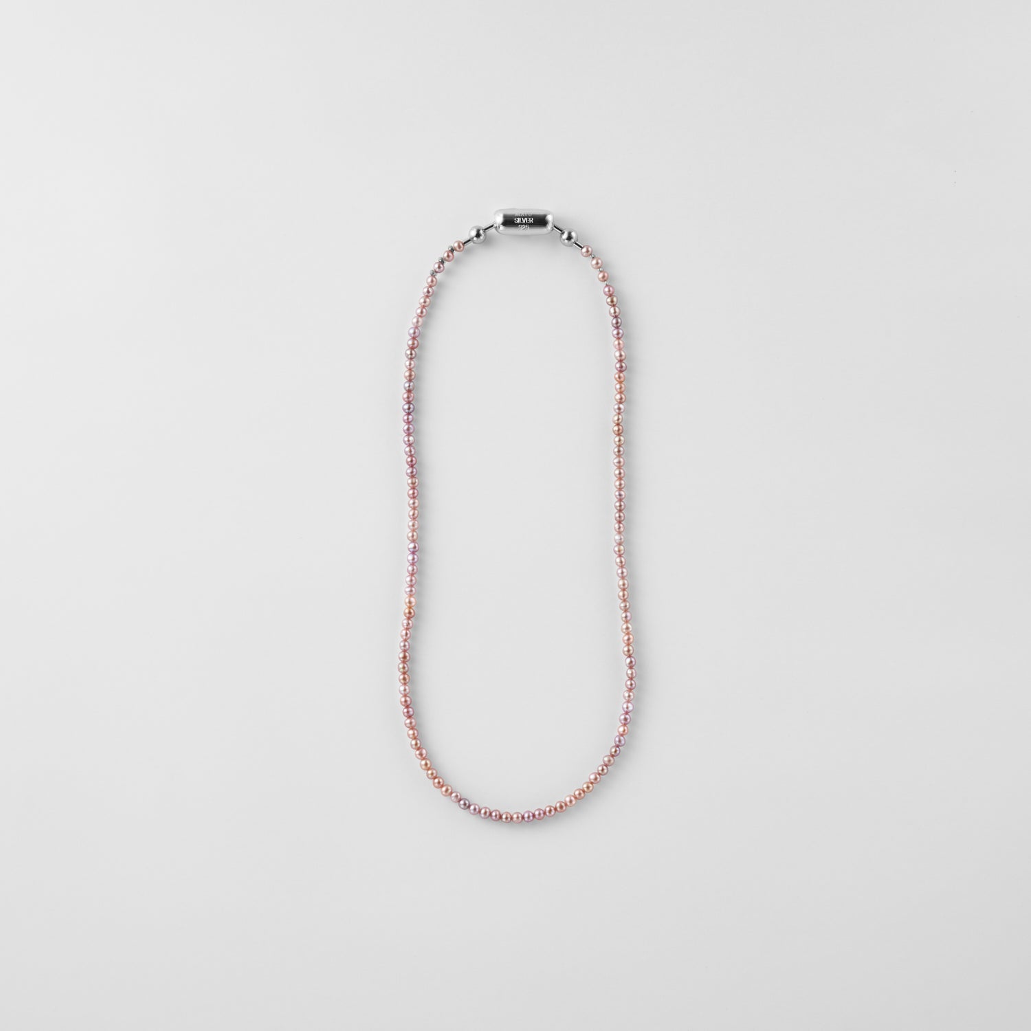 【 NEW 】  LIMITED COLLECTION【Freshwater pearl ball chain necklace (seed/Pink)】