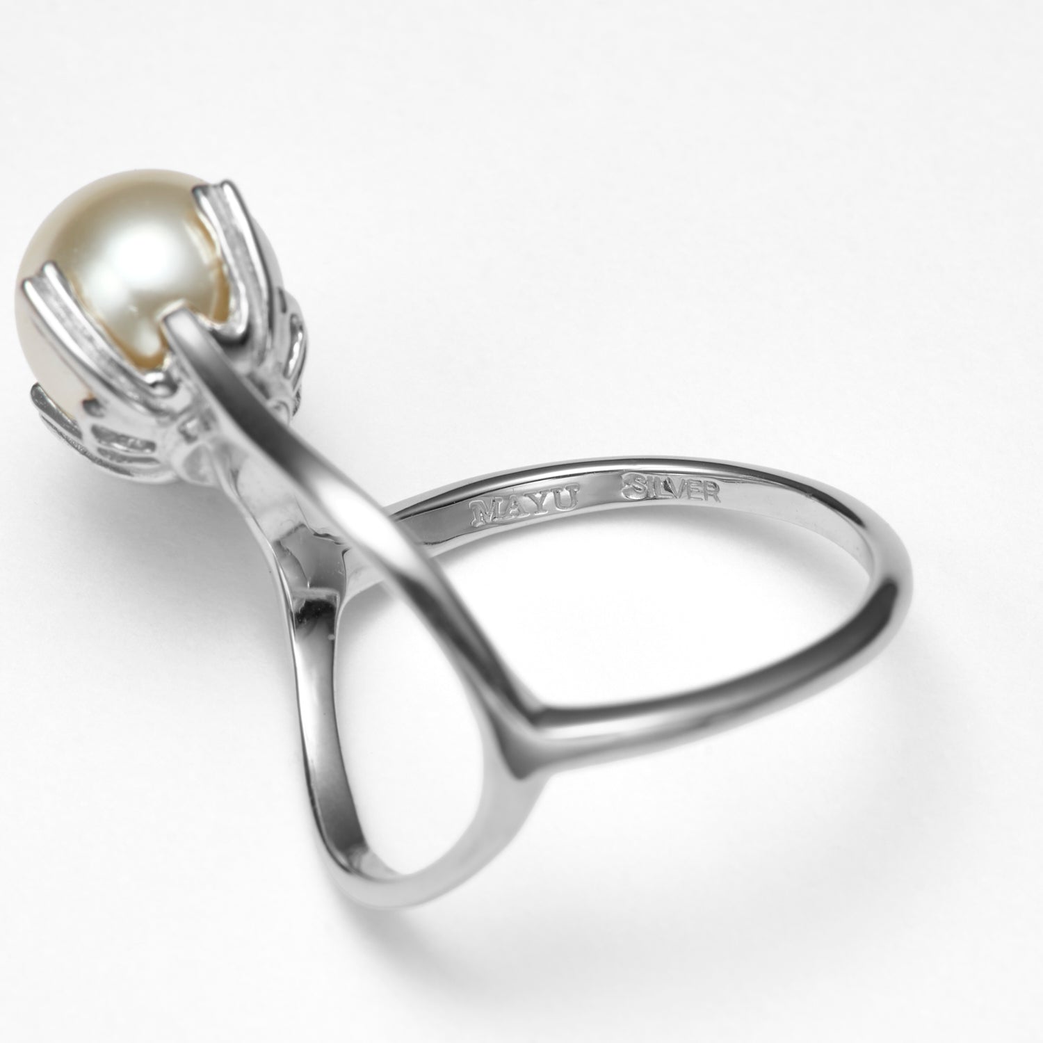 【 NEW 】ring motif ring (pearl/silver)