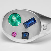 【 NEW 】Gem signet ring